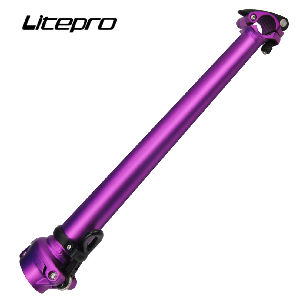 Litepro 40cm Quick-Release Head Tube – 25.4mm, Aluminum Alloy, 670g (Fits 14"/16"/20" Folding Bikes)