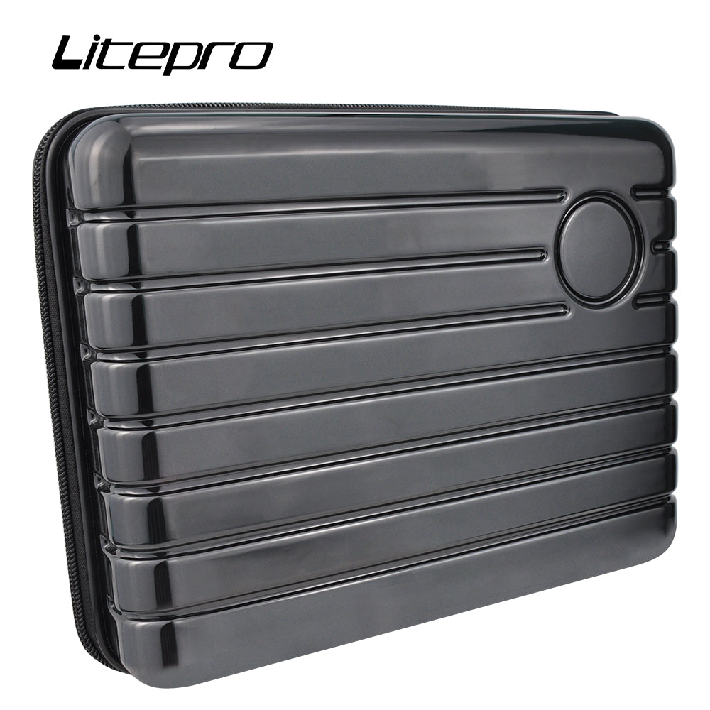 Bolsa delantera plegable para bicicleta, alforja de nariz de cerdo para Brompton