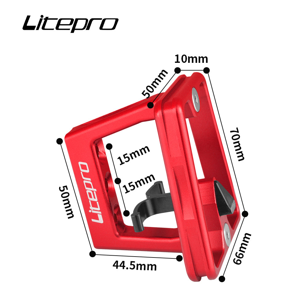 Nariz de cerdo Litepro de 3 orificios de doble tracción para Brompton