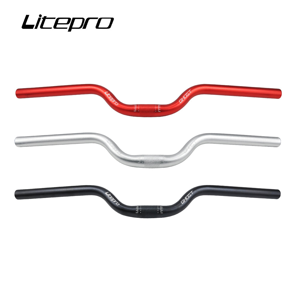 Litepro Ghost Handlebar – 25.4×580mm, Aluminum Alloy, Double-Drawn, Ultralight