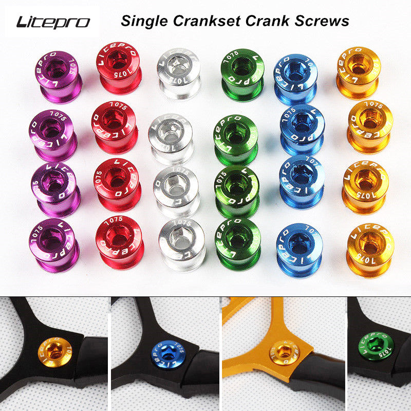 Litepro Bike Chainring Bolts Double Speed (5pcs/lot)