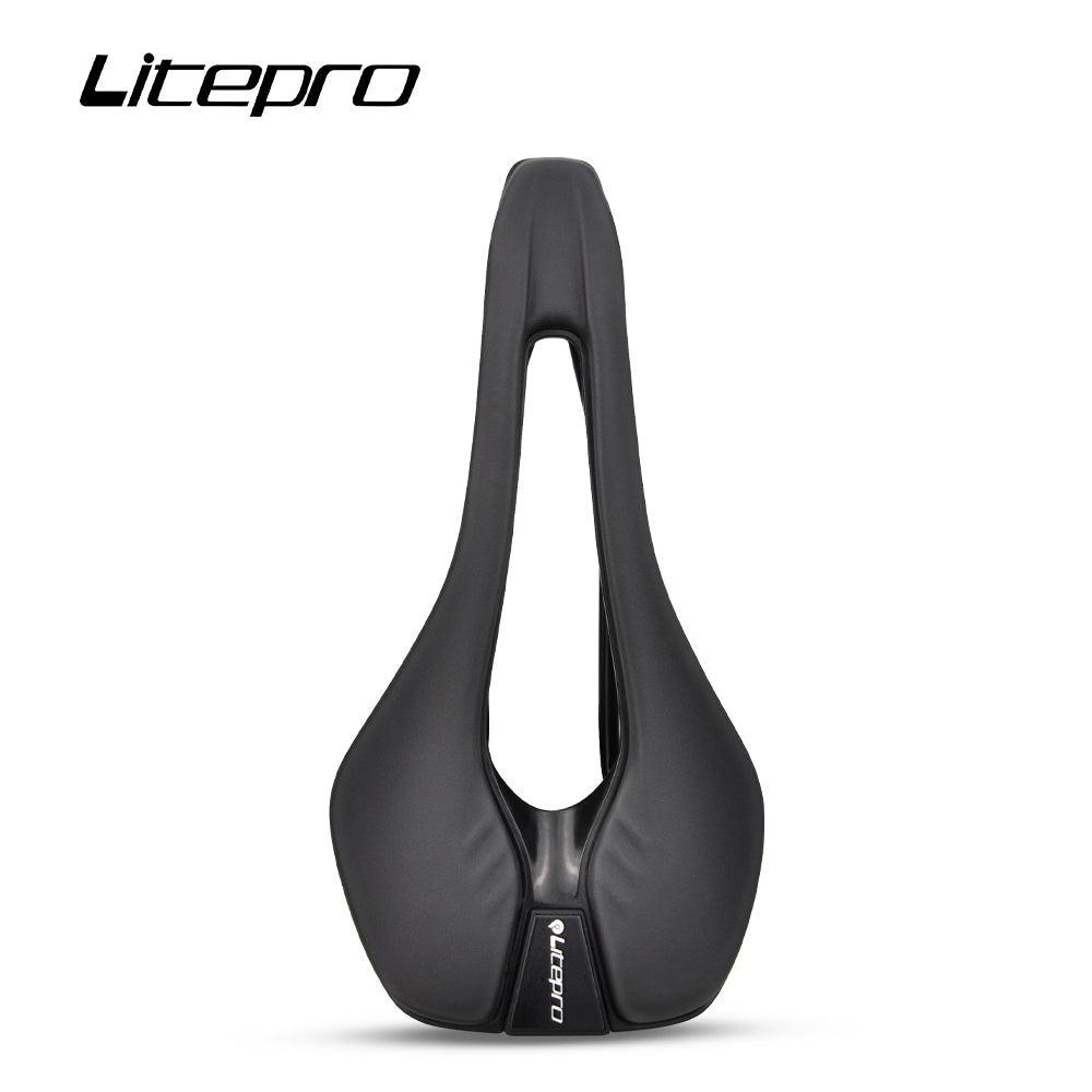 Litepro Hollow PU Leather Seat Saddle