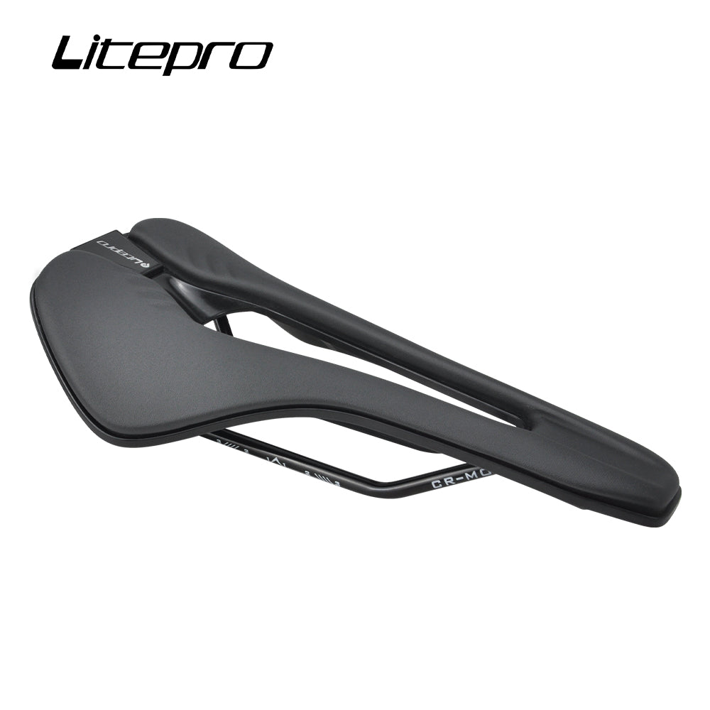Litepro Hollow PU Leather Seat Saddle