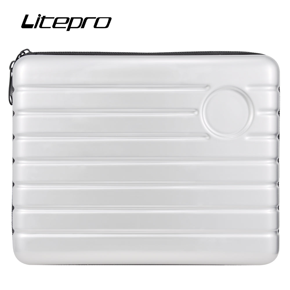 Bolsa delantera plegable para bicicleta, alforja de nariz de cerdo para Brompton