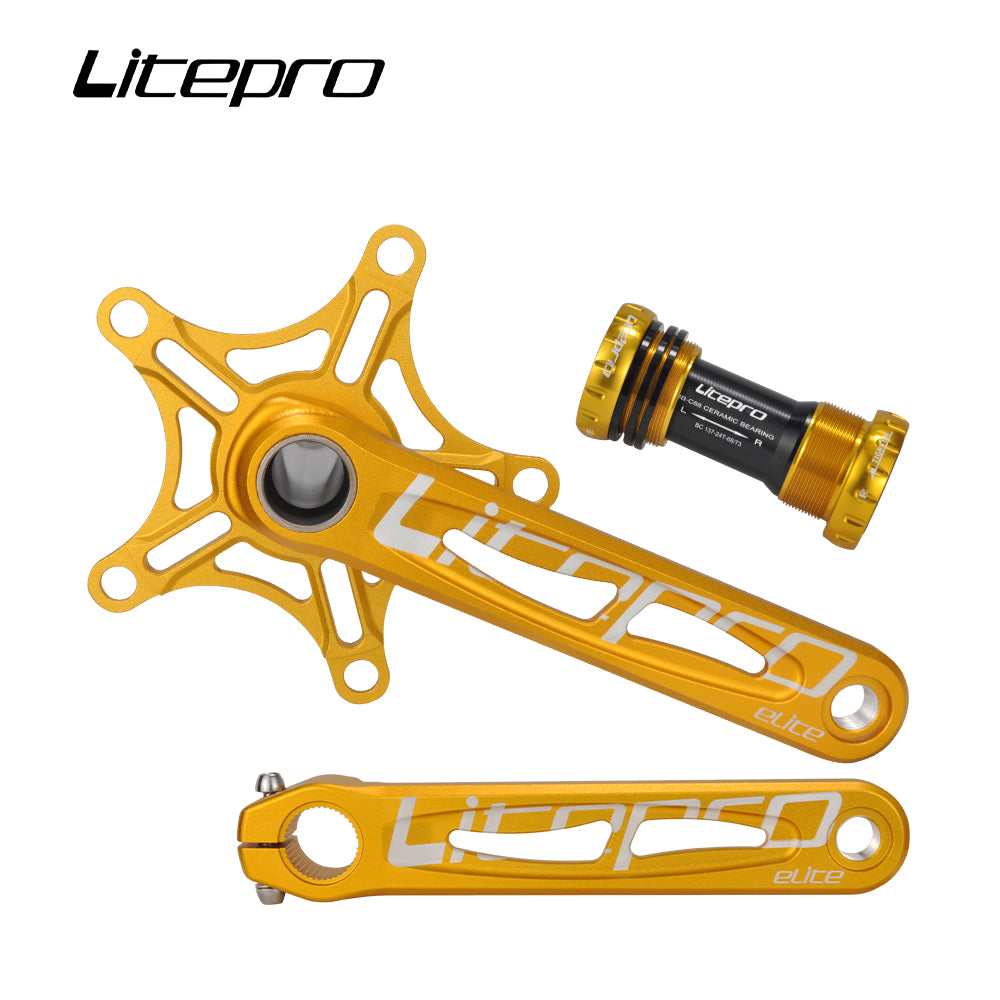 Litepro Elite crankset+ Ceramic Bottom Bracket