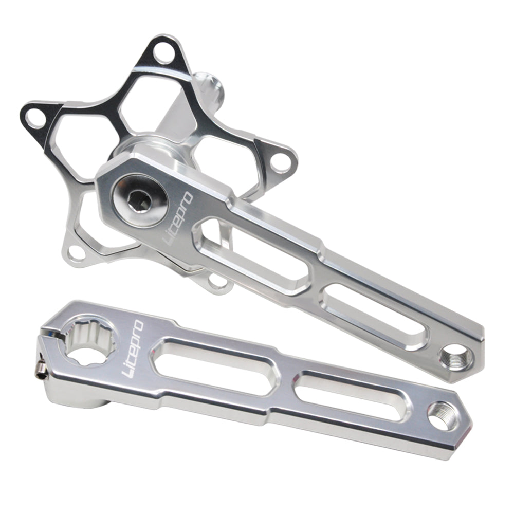 Litepro P613 Folding Bicycle Integrated 5 Claws Hollow Crank