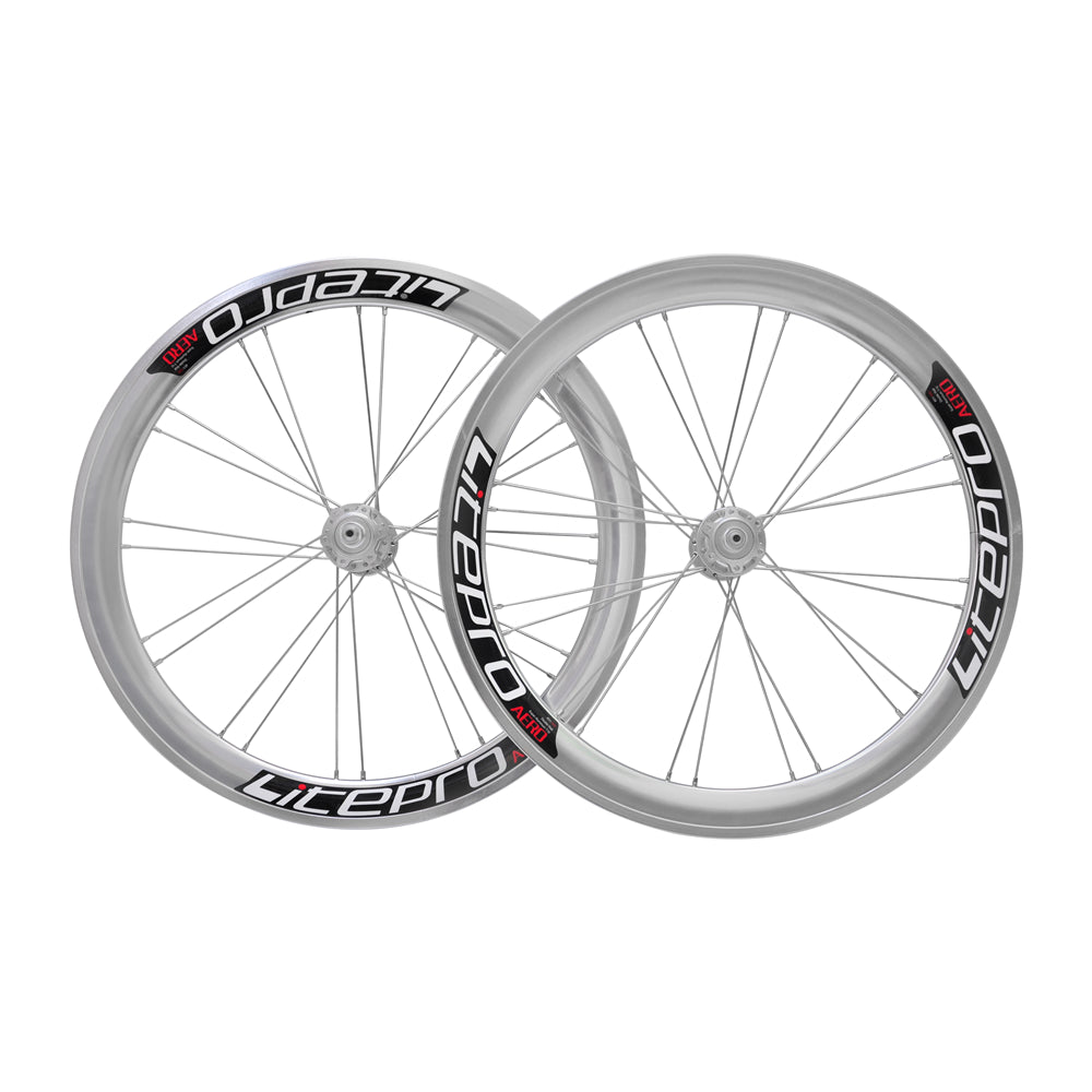 Litepro S42 406/451 AERO Wheelset Disc/V Brake 74/130 100/130 100/135