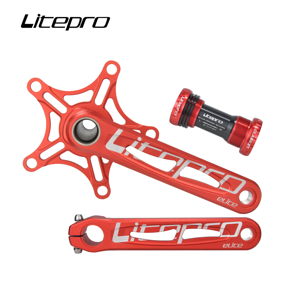 Litepro Elite crankset+ Ceramic Bottom Bracket