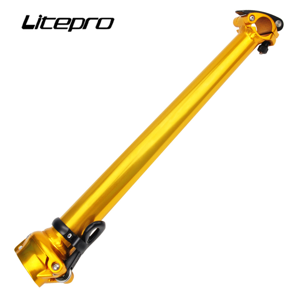 Litepro 40cm Quick-Release Head Tube – 25.4mm, Aluminum Alloy, 670g (Fits 14"/16"/20" Folding Bikes)