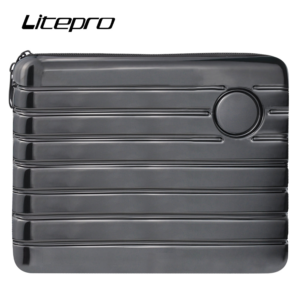 Bolsa delantera plegable para bicicleta, alforja de nariz de cerdo para Brompton