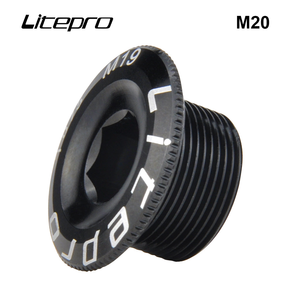Litepro M18 M19 M20 Integrated Crank Screw Cover