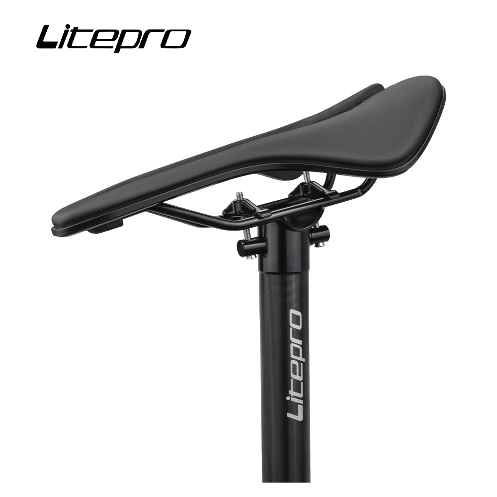 Litepro Hollow PU Leather Seat Saddle