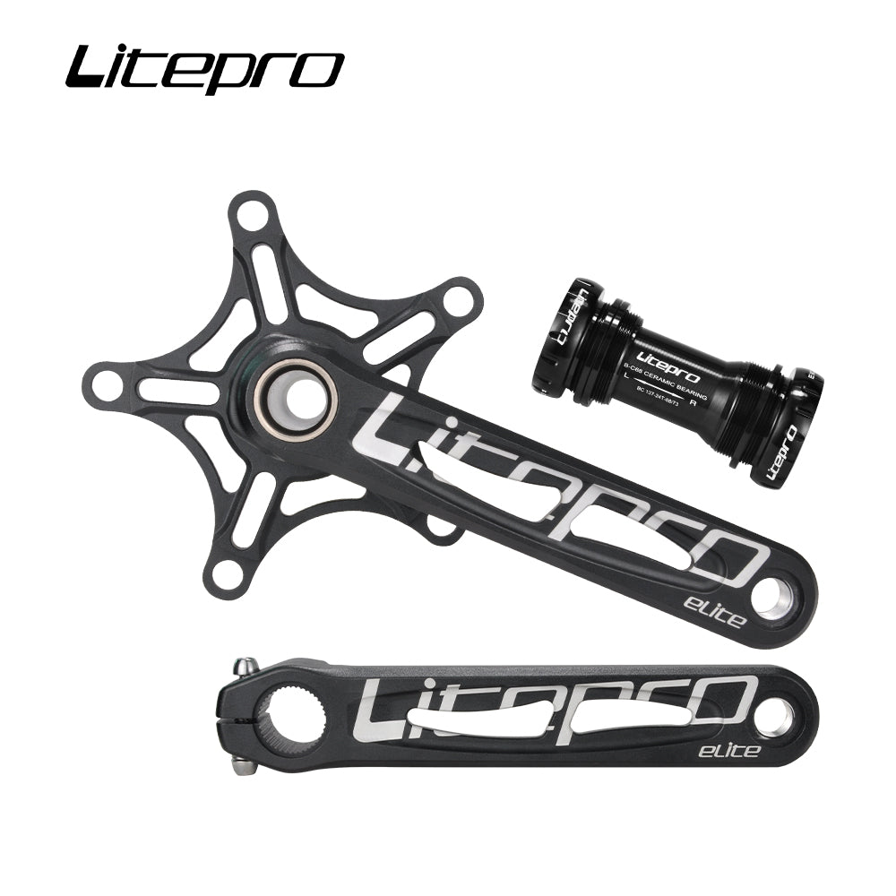 Litepro Elite crankset+ Ceramic Bottom Bracket