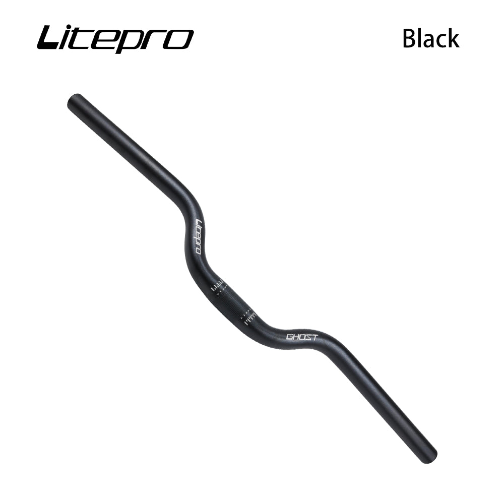 Litepro Ghost Handlebar – 25.4×580mm, Aluminum Alloy, Double-Drawn, Ultralight