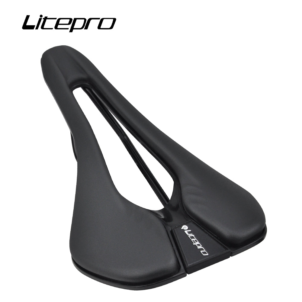 Litepro Hollow PU Leather Seat Saddle