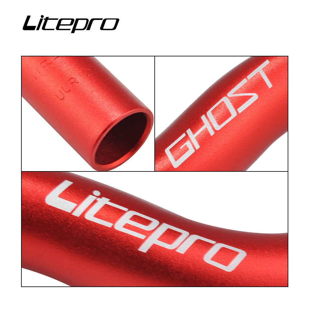 Litepro Ghost Handlebar – 25.4×580mm, Aluminum Alloy, Double-Drawn, Ultralight