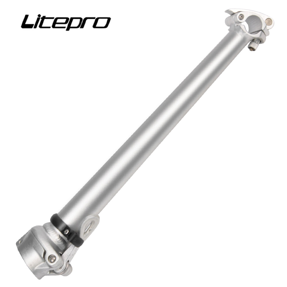 Litepro 40cm Quick-Release Head Tube – 25.4mm, Aluminum Alloy, 670g (Fits 14"/16"/20" Folding Bikes)