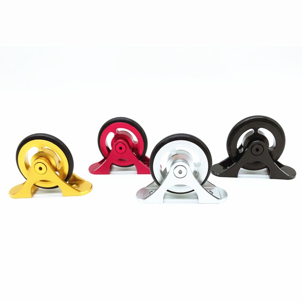 Guardabarros de goma de aleación de aluminio ultraligero que lleva ruedas fáciles para Brompton