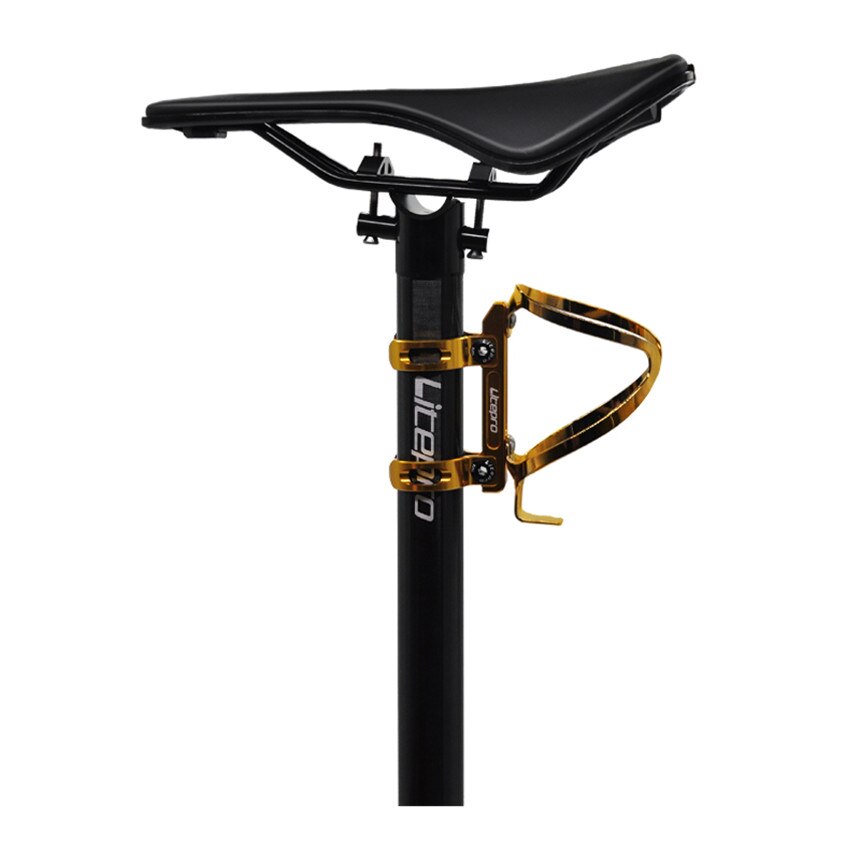 Litepro For Birdy Bike Seatpost Bottle Cage Holder 33.9/34.9mm For Brompton Bicycle head Tube
