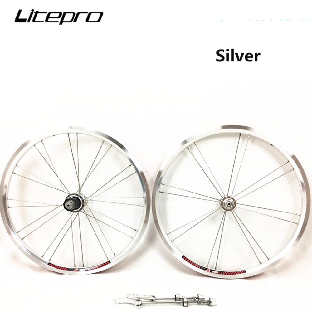 Litepro K-Fun 20inch 406 V Brake Wheelset 4 Sealed Bearings 11 Speed