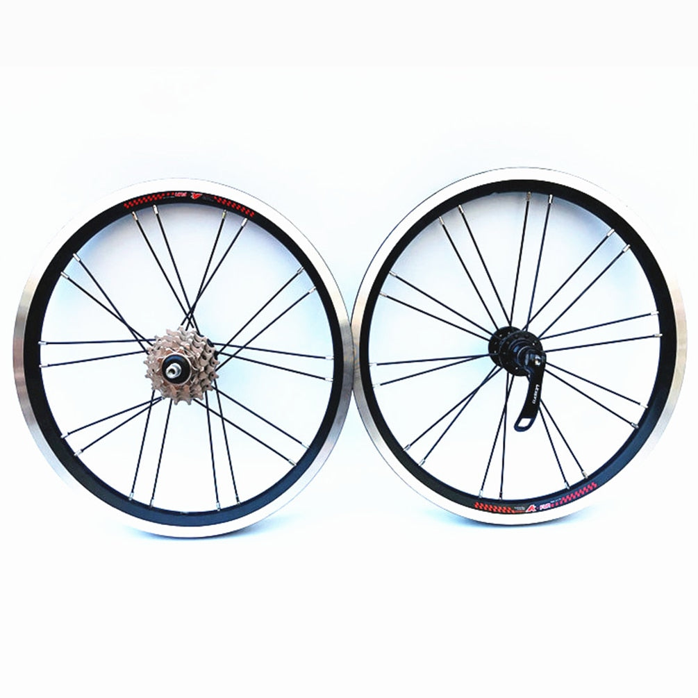 Litepro Bicycle 16 Inch 4 Sealed Bearing Outer Five Speed Shift Set Star Wheelset