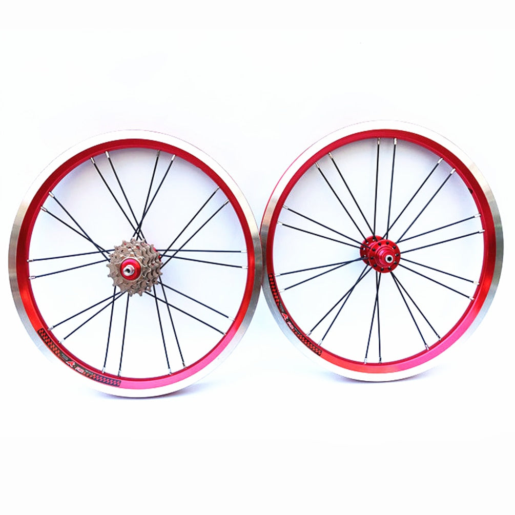 Litepro Bicycle 16 Inch 4 Sealed Bearing Outer Five Speed Shift Set Star Wheelset