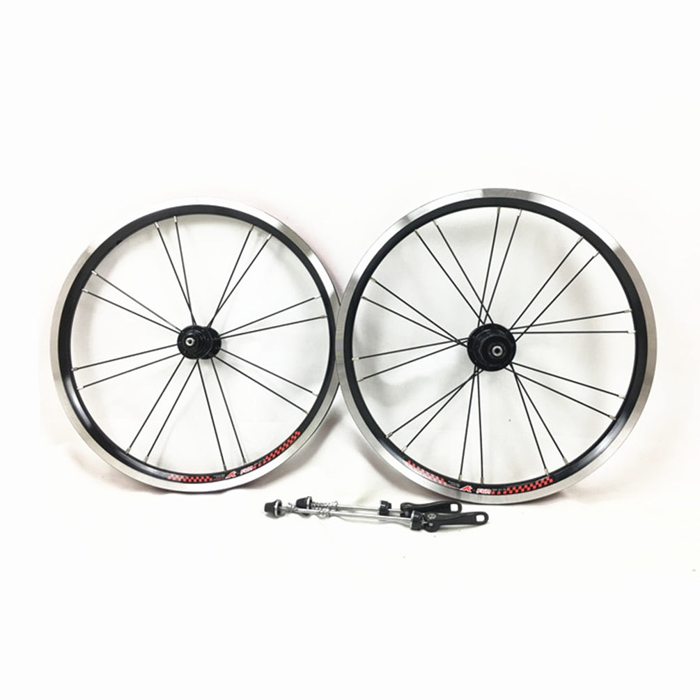 Litepro 16 Inch 349 Wheelset Front 2 Rear 4 Bearing 11 Speed 74 130MM