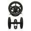 Mud Gear Ruedas dobles Guardabarros Rueda fácil CNC Aleación de aluminio Bicicleta Juego de ruedas grandes para bicicleta plegable Brompton