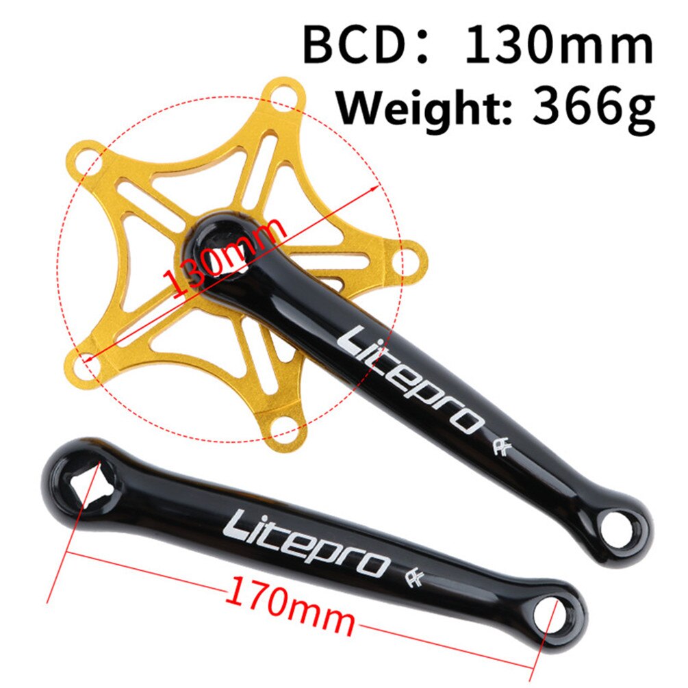 Litepro-Litepro Vintage Crankset and Hollow Chainring