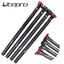 Tija de sillín integrada de fibra de carbono Litepro A65 33,9 mm/31,8 mm