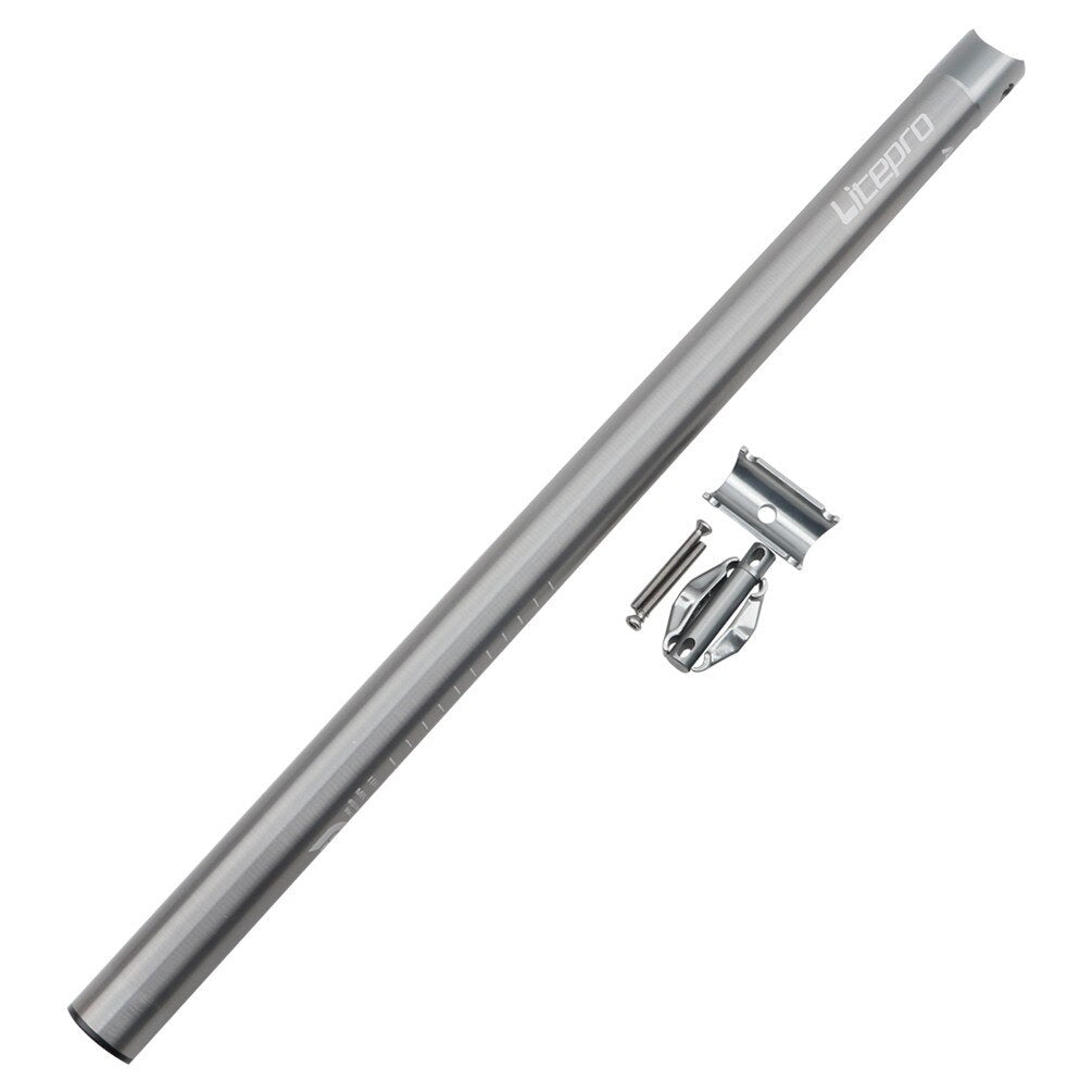 Litepro bicicleta plegable CNC tija de sillín 33,9*600mm aleación de aluminio