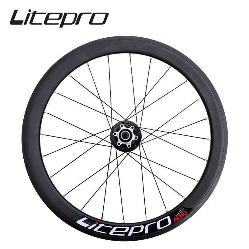 Litepro S42 406/451 AERO Wheelset Disc/V Brake 74/130 100/130 100/135