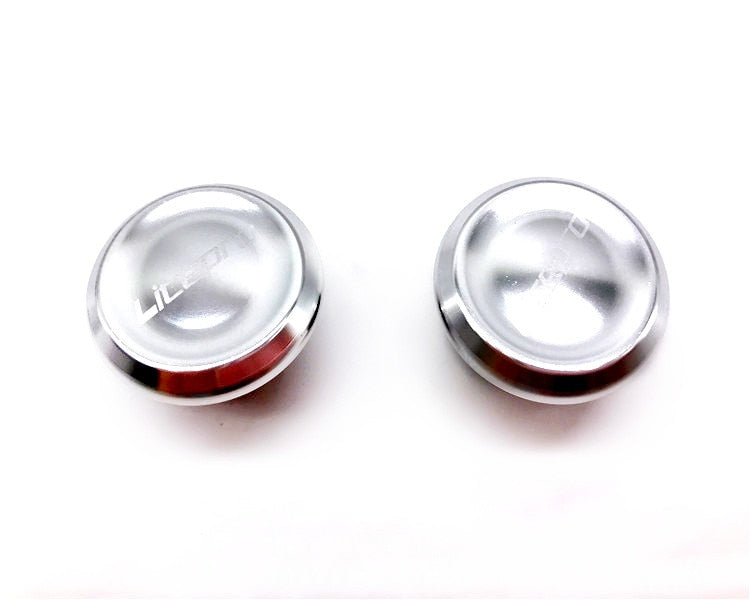 Litepro Bike Handlebar End Plugs – Plastic Body with Aluminum Cover, Lightweight 8.9g