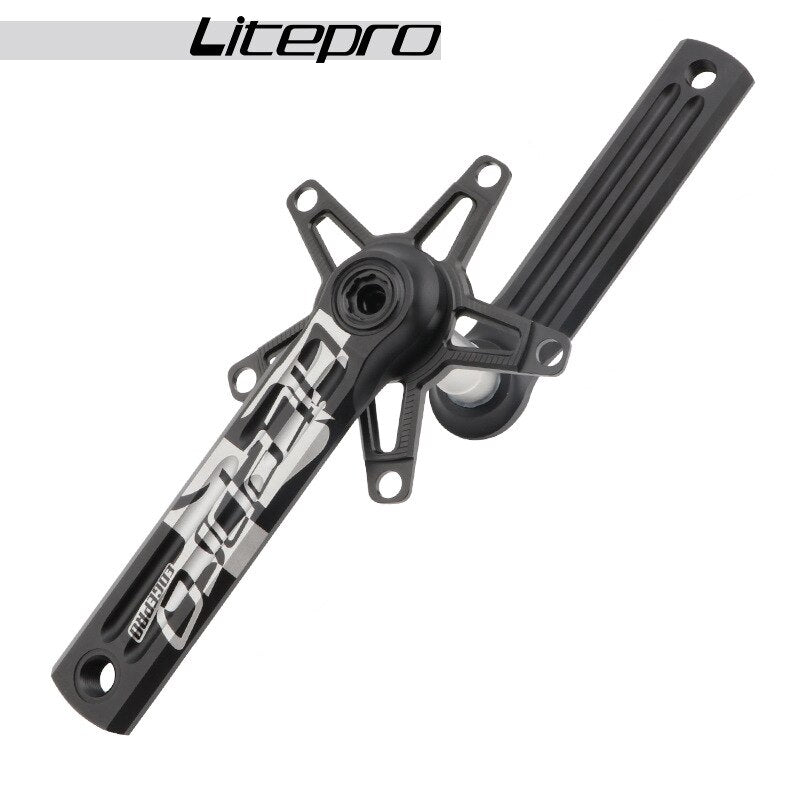 Litepro Edgepro Electroplating Integrated Crankset & Chainring