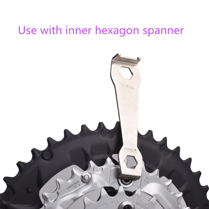 Mountain Bike Spanner Wrench Fixing Tool Dental Disk Spool Removal and Installation Flat-head screwdriver