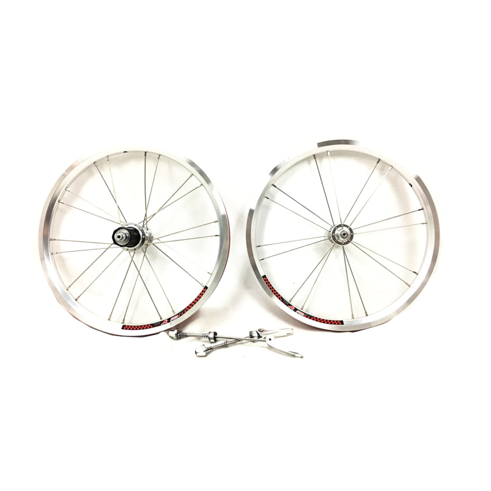 Litepro 16 Inch 349 Wheelset Front 2 Rear 4 Bearing 11 Speed 74 130MM