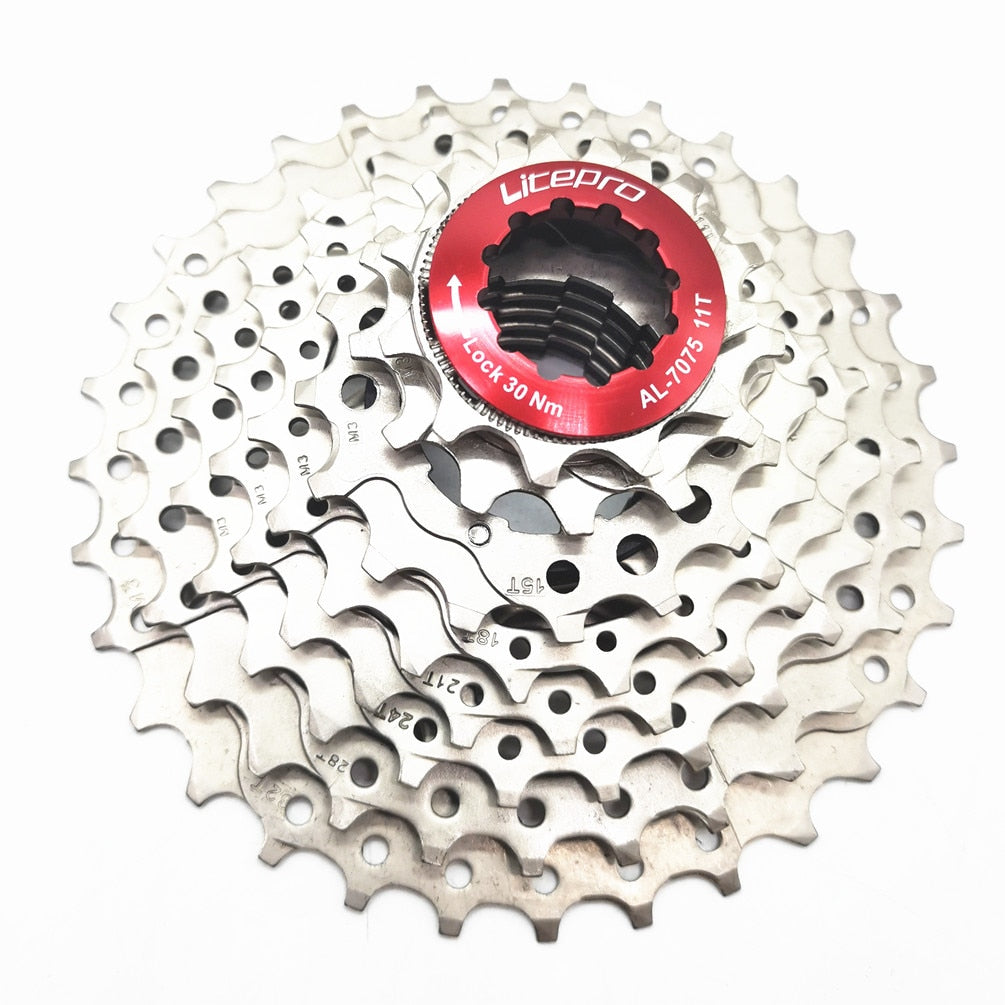 Litepro Road Bicycle 9 Speed 11-25T Cassette Freewheel 9S 11-28T