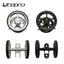 Mud Gear Ruedas dobles Guardabarros Rueda fácil CNC Aleación de aluminio Bicicleta Juego de ruedas grandes para bicicleta plegable Brompton