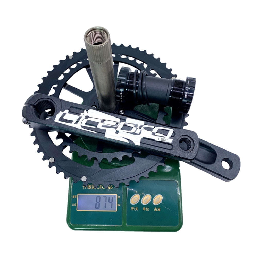 Litepro EDGE Integrated Chainwheel Chrysanthemum Double Chainring