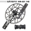 Litepro Edgepro Electroplating Integrated Crankset & Chainring