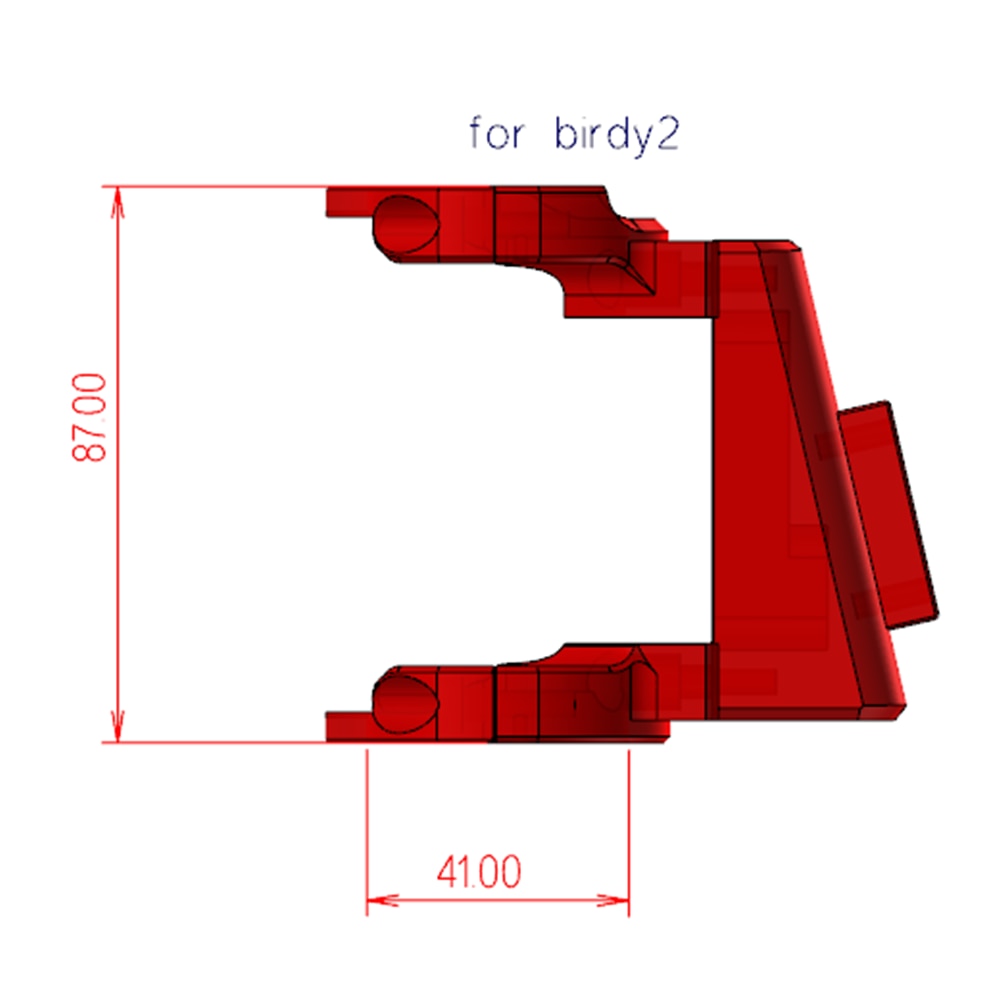 Litepro Pig Nose Pannier Adapter For Birdy 2 3 Bicycle