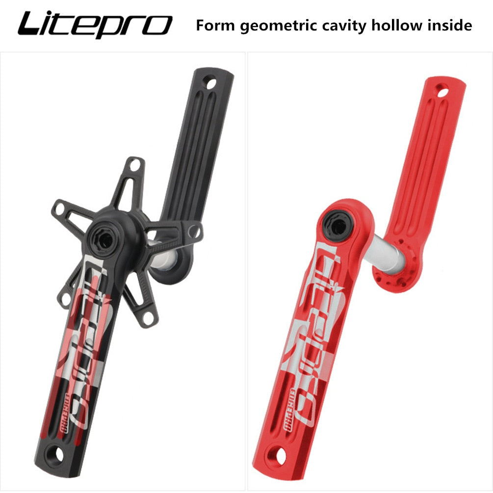 Litepro Edgepro Electroplating Integrated Crankset & Chainring