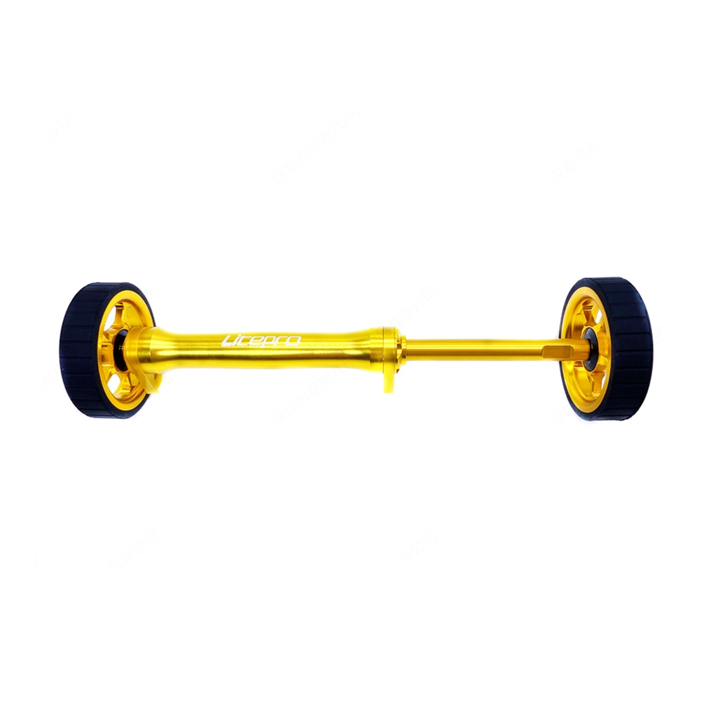 Litepro para Brompton hickened Easy Wheel Extension Rod