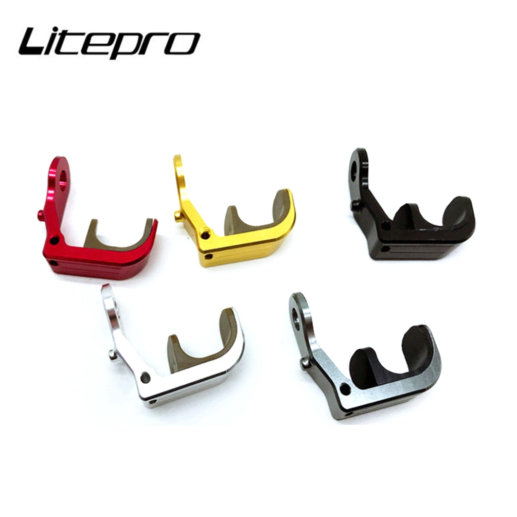 Hebilla colgante en forma de E para bicicleta plegable Litepro para Brompton
