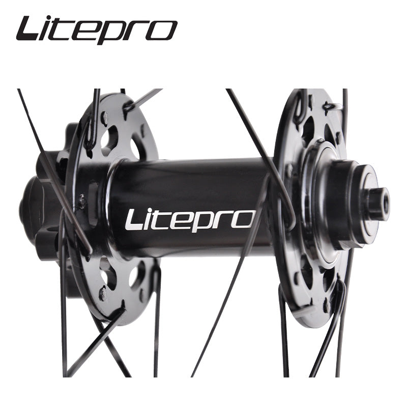 Litepro S42 406/451 AERO Wheelset Disc/V Brake 74/130 100/130 100/135