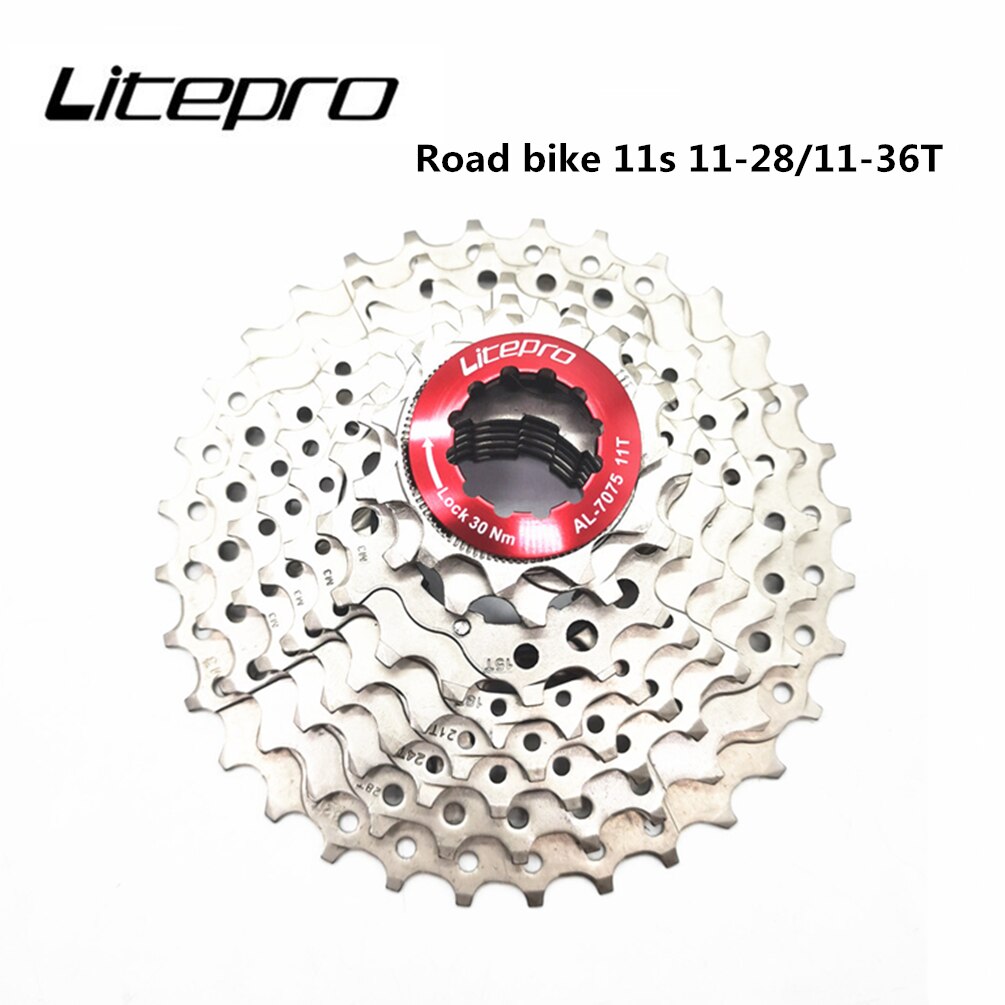 Litepro 11S 11-36T Fleewheel Cassette 11 Speed 11-28T