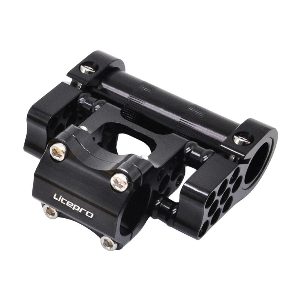 Litepro S-07 Adjustable Dual Stem – 25.4mm, Aluminum Alloy, Multi-Position (211.8g) – 4 Colors