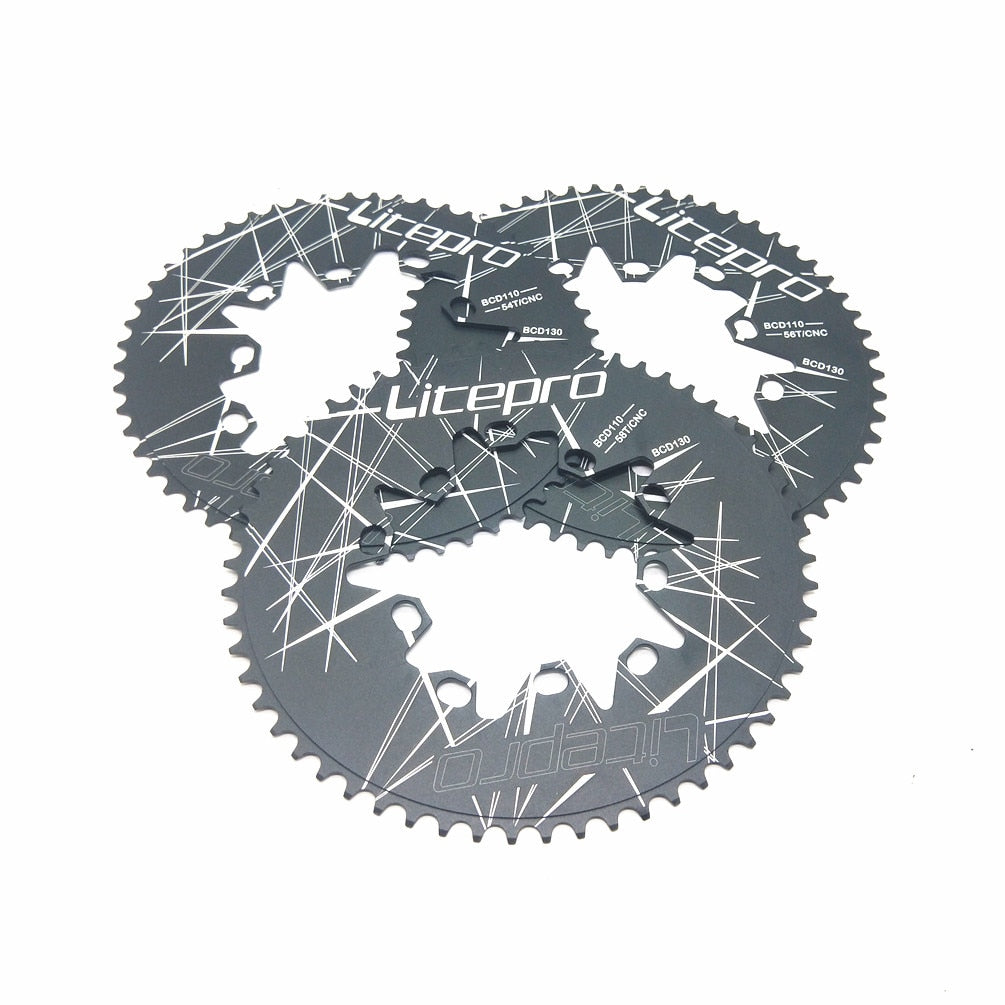 Plato Litepro Ovalado Doble BCD 110/130MM