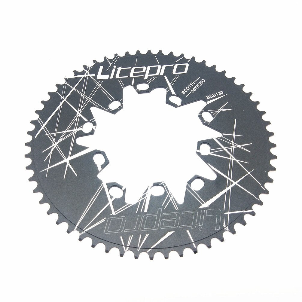 Plato Litepro Ovalado Doble BCD 110/130MM