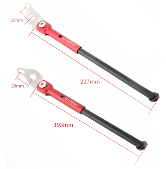 Litepro Elite Folding Bicycle Kickstand Aluminum Alloy Dahon K3 Plus Foot Support 16 Inch Parking Stand For Fnhon Bike